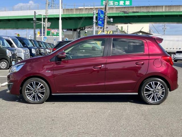 ミラージュ G 新品タイヤ/純正 SDナビ/衝突安全装置/パーキングアシスト バックガイド/ヘッドランプ HID/Bluetooth接続/ETC/EBD付ABS/横滑り防止装置/アイドリングストップ ワンオーナー(2枚目)