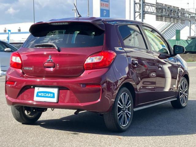 ミラージュ G 新品タイヤ/純正 SDナビ/衝突安全装置/パーキングアシスト バックガイド/ヘッドランプ HID/Bluetooth接続/ETC/EBD付ABS/横滑り防止装置/アイドリングストップ ワンオーナー(3枚目)