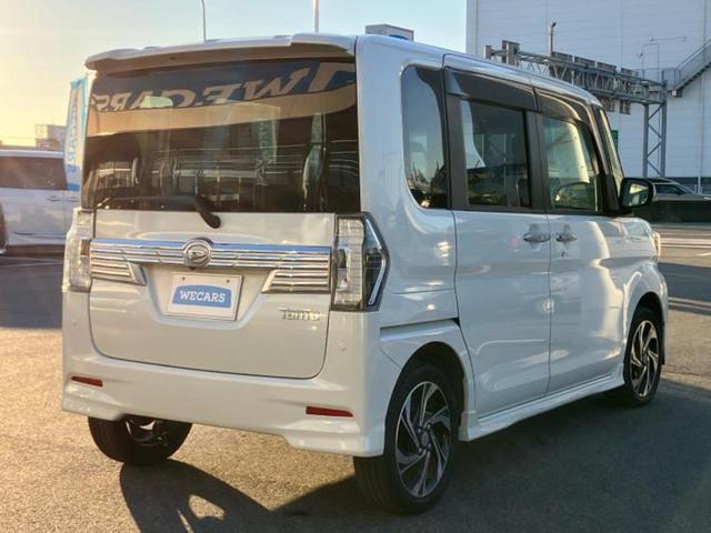 タント カスタムＲＳトップエディションＶＳ　ＳＡ３　新品タイヤ／保証書／純正　ＳＤナビ／衝突安全装置／両側電動スライドドア／シートヒーター／パノラマモニター／車線逸脱防止支援システム／シート　ハーフレザー／ヘッドランプ　ＬＥＤ　衝突被害軽減システム（3枚目）