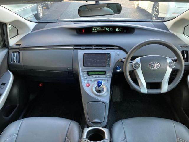 プリウス S 純正 SDナビ/パーキングアシスト バックガイド/ヘッドランプ LED/Bluetooth接続/ETC/EBD付ABS/横滑り防止装置/アイドリングストップ/フルセグTV/DVD LEDヘッドランプ(9枚目)