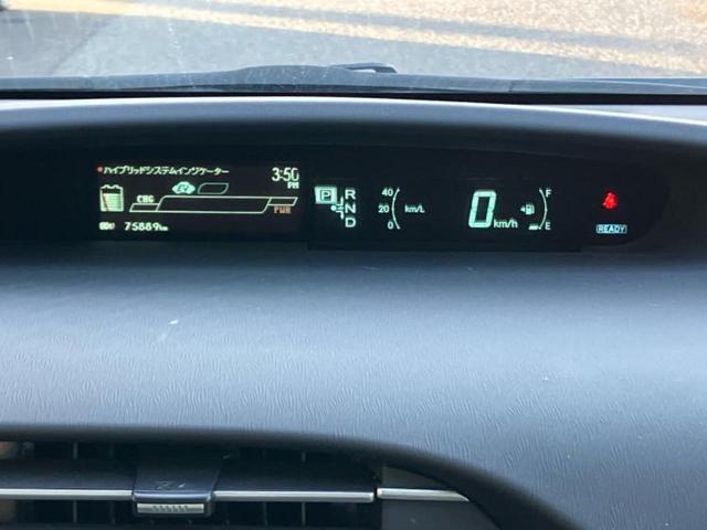 プリウス S 純正 SDナビ/パーキングアシスト バックガイド/ヘッドランプ LED/Bluetooth接続/ETC/EBD付ABS/横滑り防止装置/アイドリングストップ/フルセグTV/DVD LEDヘッドランプ(14枚目)