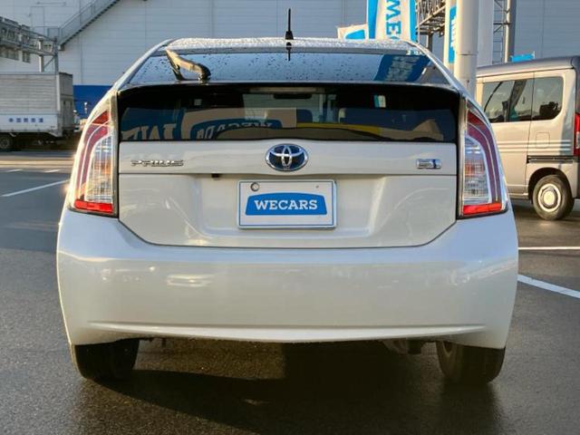 プリウス S 純正 SDナビ/パーキングアシスト バックガイド/ヘッドランプ LED/Bluetooth接続/ETC/EBD付ABS/横滑り防止装置/アイドリングストップ/フルセグTV/DVD LEDヘッドランプ(53枚目)