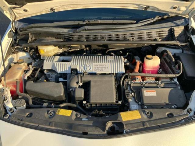 プリウス S 純正 SDナビ/パーキングアシスト バックガイド/ヘッドランプ LED/Bluetooth接続/ETC/EBD付ABS/横滑り防止装置/アイドリングストップ/フルセグTV/DVD LEDヘッドランプ(56枚目)