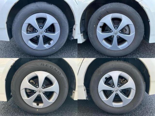 プリウス S 純正 SDナビ/パーキングアシスト バックガイド/ヘッドランプ LED/Bluetooth接続/ETC/EBD付ABS/横滑り防止装置/アイドリングストップ/フルセグTV/DVD LEDヘッドランプ(59枚目)