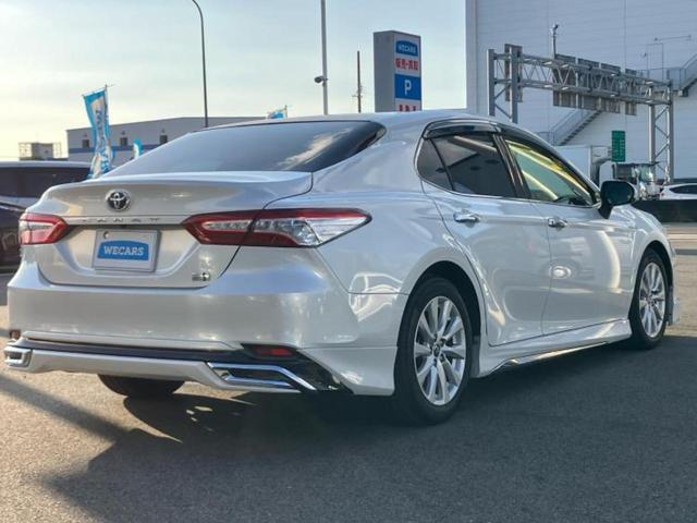 カムリ Ｇ　サンルーフ／純正エアロ／保証書／純正　９インチ　ＳＤナビ／衝突安全装置／車線逸脱防止支援システム／パーキングアシスト　バックガイド／ヘッドランプ　ＬＥＤ／Ｂｌｕｅｔｏｏｔｈ接続／ＥＴＣ　フルエアロ（3枚目）