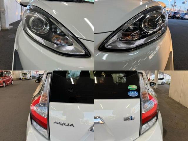 アクア Sスタイルブラック 保証書/純正 9インチ SDナビ/衝突安全装置/車線逸脱防止支援システム/Bluetooth接続/ETC/EBD付ABS/横滑り防止装置/アイドリングストップ/バックモニター/フルセグTV/DVD(45枚目)