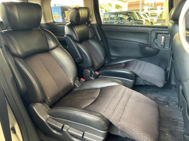 エルグランド ハイウェイスターS 新品タイヤ/保証書/純正 SDナビ/フリップダウンモニター/両側電動スライドドア/シート ハーフレザー/ヘッドランプ LED/Bluetooth接続/ETC/EBD付ABS/横滑り防止装置 DVD再生(28枚目)