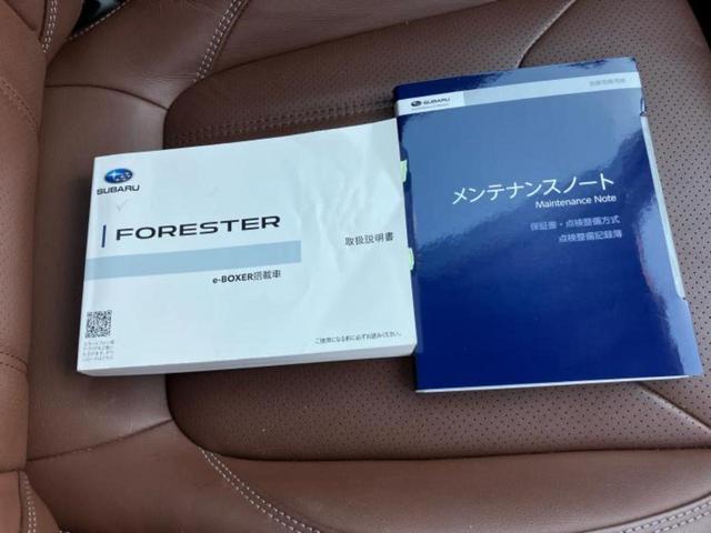 フォレスター 4WDアドバンス 新品タイヤ/保証書/純正 SDナビ/フリップダウンモニター 社外 10.1インチ/衝突安全装置/シートヒーター/車線逸脱防止支援システム/シート フルレザー/ヘッドランプ LED 革シート 電動シート(34枚目)