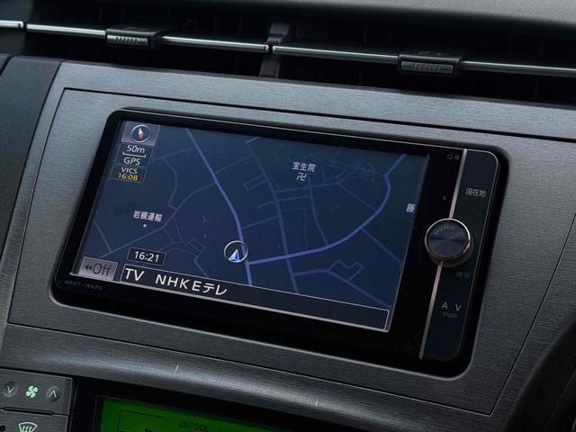 プリウス S ETC ナビ TV アルミホイール オートライト HID スマートキー 電動格納ミラー CVT 盗難防止システム 衝突安全ボディ ABS ESC CD DVD再生 Bluetooth エアコン(5枚目)