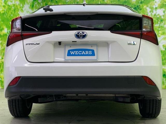 プリウス S 保証書/社外 メモリーナビ/トヨタセーフティセンス/車線逸脱防止支援システム/ドライブレコーダー 社外/ヘッドランプ LED/USBジャック/Bluetooth接続/ETC/EBD付ABS 禁煙車(53枚目)