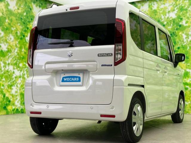 スペーシア ハイブリッドＧ　保証書／セーフティサポート（スズキ）／車線逸脱防止支援システム／ヘッドランプ　ＬＥＤ／ＥＢＤ付ＡＢＳ／横滑り防止装置／アイドリングストップ／禁煙車／エアバッグ　運転席／エアバッグ　助手席　盗難防止装置（3枚目）