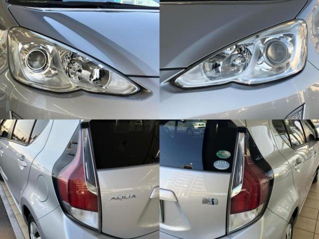 アクア S 保証書/純正 SDナビ/パーキングアシスト バックガイド/Bluetooth接続/EBD付ABS/横滑り防止装置/アイドリングストップ/バックモニター/ワンセグTV/エアバッグ 運転席 バックカメラ(61枚目)