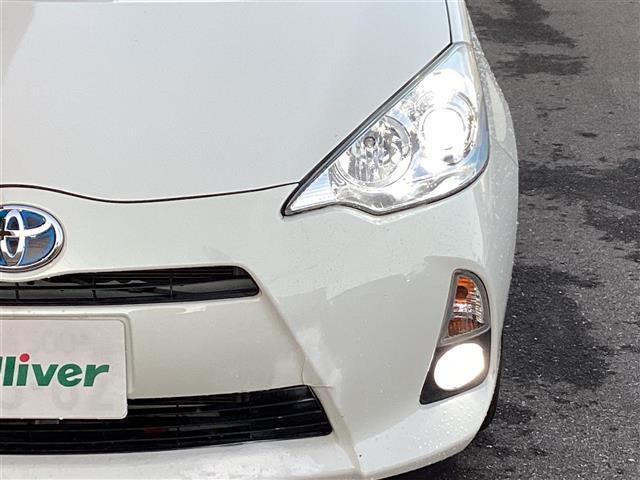 アクア S スマートキー プッシュスタート LEDヘッド ETC シートヒーター フロントドライブレコーダー ステアリングスイッチ バックカメラ 純正SDナビ フルセグ オートライト 社外15インチアルミ イモビ(40枚目)