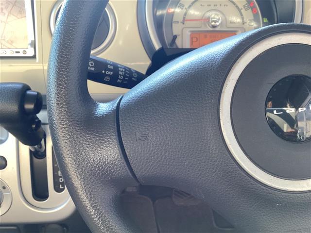 アルトラパン Ｘ　ユーザー買取　スマートキー　アイドリングストップ　電動格納ミラー　社外ＳＤＤナビ　ワンセグ　ヘッドライトレベライザー　純正アルミ　フロアマット　ツートンカラー　シートリフター　ＩＳＯＦＩＸ　ＤＶＤ視聴（9枚目）