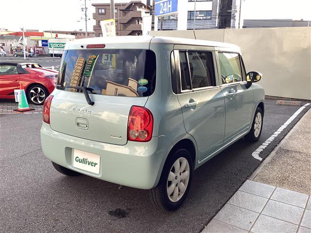 アルトラパン Ｘ　ユーザー買取　スマートキー　アイドリングストップ　電動格納ミラー　社外ＳＤＤナビ　ワンセグ　ヘッドライトレベライザー　純正アルミ　フロアマット　ツートンカラー　シートリフター　ＩＳＯＦＩＸ　ＤＶＤ視聴（34枚目）