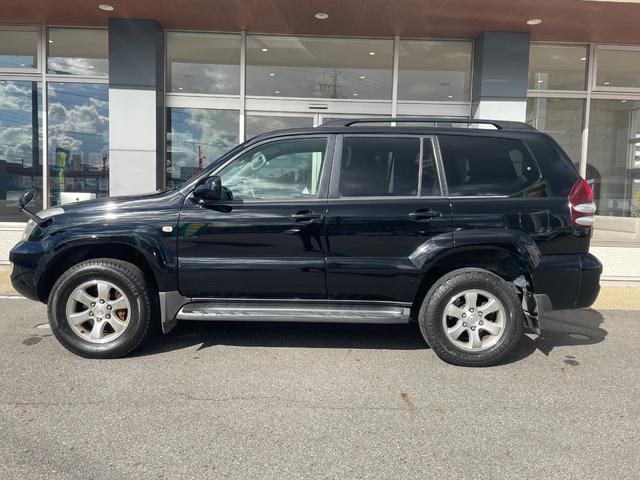 ランドクルーザープラド TXリミテッド ☆写真追加UP☆ ワンオーナー 革シート 社外HDDナビ フルセグ ルーフレール ETC バックカメラ 純正アルミ キーレス オートライト 4WD ワンオーナー 寒冷地仕様 革シート Bモニター(24枚目)