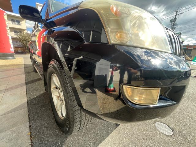 ランドクルーザープラド TXリミテッド ☆写真追加UP☆ ワンオーナー 革シート 社外HDDナビ フルセグ ルーフレール ETC バックカメラ 純正アルミ キーレス オートライト 4WD ワンオーナー 寒冷地仕様 革シート Bモニター(30枚目)