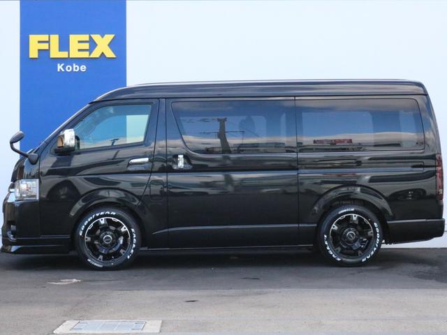 スーパーGL ダークプライムIIワイド ロングボディ フレックスカスタムパッケージ ワイドバン FLEXフラットタイプベッドキット ETC SDフルセグ地デジナビ パノラミックビュー デジタルインナーミラー クリアランスソナー アルミ LEDテールランプ(54枚目)