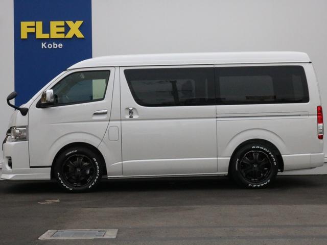 スーパーGL ダークプライムIIワイド ロングボディ カスタムPKG 両側パワースライドドア エアロ Delf03 17インチアルミ ホワイトレター ローダウン ベッドキット車中泊フルフラット ETC SDフルセグナビ パノラミックビュー バックカメラ(60枚目)