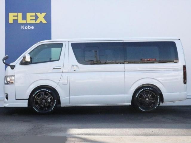 スーパーGL ダークプライムII 未登録新車6型カスタム FLEXシートアレンジVer4 二の字型ベッド車中泊キャンプレジャー仕事対応モデル 対面型ベンチシート エアロフロントリップ 4ナンバー6速ガソリン アルミ SDフルセグナビ(5枚目)