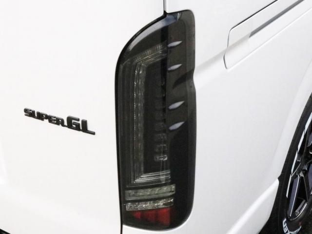 スーパーGL ダークプライムII 415コブラ クリーンルック3 プレステージブラックLEDテール バットラッカー 17インチAW 1.5インチローダウン ヘッドライトインナーブラック メッキパーツマットブラック AC100V電源(9枚目)