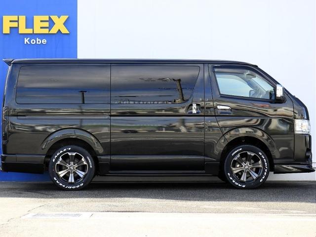 ハイエースバン ロングスーパーGL 令和4年式ハイエースディーゼル4WDモデリスタフルエアロモデリスタブラックシートカバー純正ナビアルパイン製フリップダウンモニター両側パワースライドドアデジタルインナーミラーLEDヘッドランプ(9枚目)