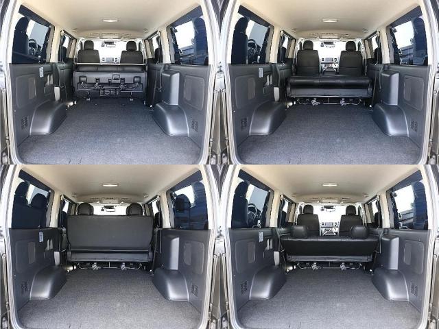 ハイエースバン ロングスーパーGL 令和4年式ハイエースディーゼル4WDモデリスタフルエアロモデリスタブラックシートカバー純正ナビアルパイン製フリップダウンモニター両側パワースライドドアデジタルインナーミラーLEDヘッドランプ(19枚目)