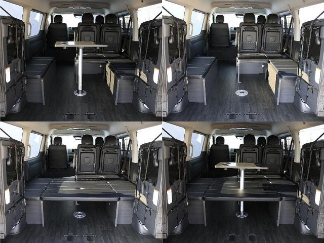 ハイエースワゴン GL ロング 新車ハイエースガソリン2WD内装架装リラクシングカロッツェリア製ナビカロッツェリア製フリップダウンモニターパノラミックビューモニターデジタルインナーミラーパワースライドドアローダウンシートカバー(3枚目)