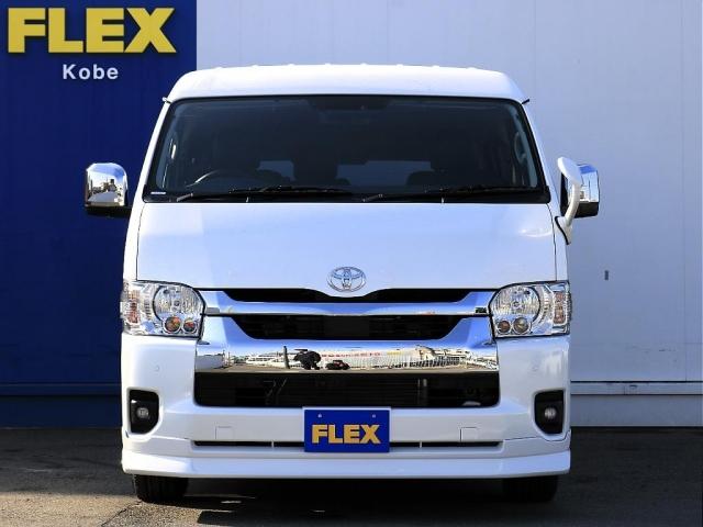 ハイエースワゴン GL ロング 新車ハイエースガソリン2WD内装架装リラクシングカロッツェリア製ナビカロッツェリア製フリップダウンモニターパノラミックビューモニターデジタルインナーミラーパワースライドドアローダウンシートカバー(8枚目)