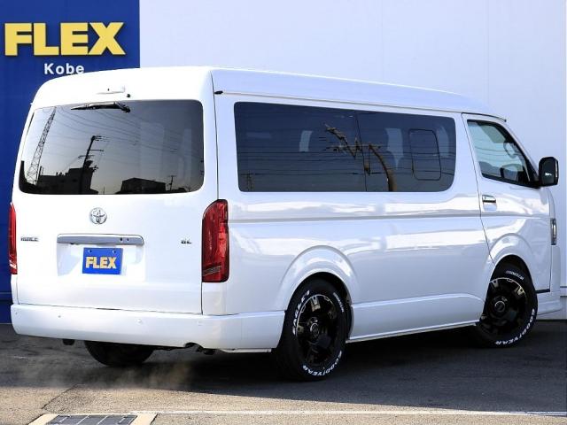 ハイエースワゴン GL ロング 新車ハイエースガソリン2WD内装架装リラクシングカロッツェリア製ナビカロッツェリア製フリップダウンモニターパノラミックビューモニターデジタルインナーミラーパワースライドドアローダウンシートカバー(12枚目)