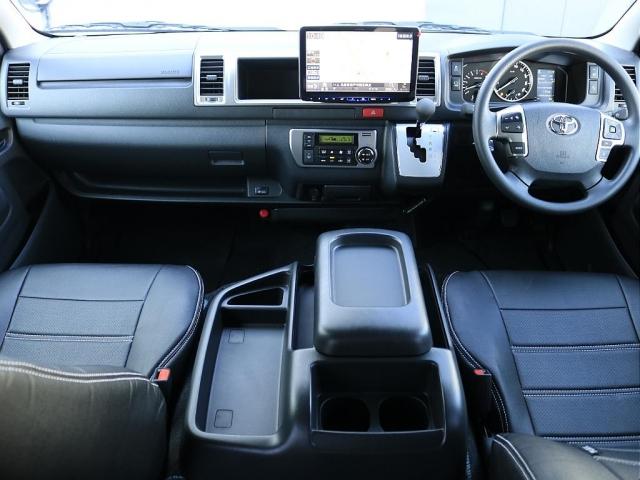 ハイエースワゴン GL 新車ハイエースガソリン4WD内装架装ネクロスアルパイン製Big-x11ナビアルパイン製12.8型フリップダウンモニタープラズマクラスター付きパノラミックビューモニターデジタルインナーミラーパワスラ(17枚目)