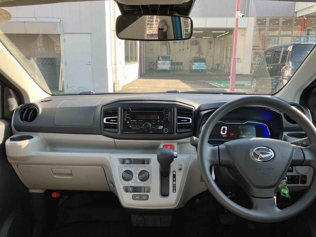 ミライース Ｘ　ＳＡＩＩＩ　ＬＥＤヘッドライト標準装備！！　保証　新車保証・まごころ保証　１年間・走行距離無制限付き　走行距離１，６４３ｋｍ　ＣＤチューナー　ＬＥＤヘッドライト　前後コーナーセンサー　マニュアルエアコン　パワーウィンドウ　オートライト（8枚目）