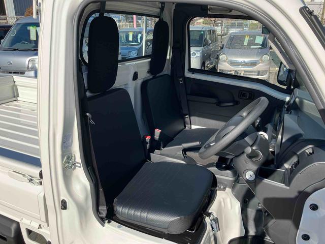 ハイゼットトラック スタンダード 保証 新車保証・まごころ保証 1年間・走行距離無制限付き 走行距離28km CDチューナー マニュアルエアコン 前後コーナーセンサー アイドリングストップ(9枚目)