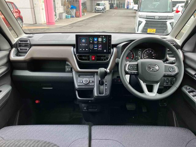 ムーヴ ＲＳ　９インチディスプレイオーディオ装備　インタークーラーターボエンジン　９インチスマホ連携ディスプレイオーディオ　パノラマモニター対応カメラ　両側電動スライドドア　ＵＳＢ＆ＨＤＭＩ　電動パーキングブレーキ　６コーナーセンサー（11枚目）