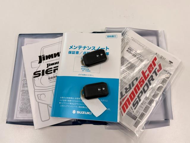 ジムニー ＸＣ　ワンオーナー　ディスプレイオーディオ　バックカメラ　ＥＴＣ　前後ドライブレコーダーＢｌｕｅｔｏｏｔｈ　モンスタースポーツペダルカバー　ブレーキパッド　モンスタースポーツ背面タイヤカバー　５ＭＴ（42枚目）