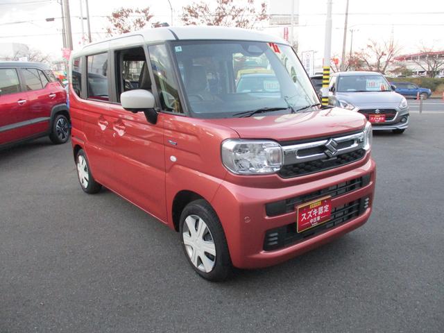 スペーシア ＨＹＢＲＩＤ　Ｘ　９インチナビ　全方位カメラ　電動ＳＤ　初度令和７年４月　車検令和１０年４月２９日　走行１４６６キロ（35枚目）