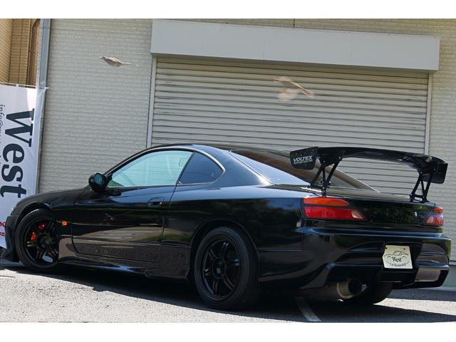 Ｓ１５スペックＲ　日産ＳＲ２０ＤＥＴエンジン　ＫＨ３スーパーブラック　ＦＩＮＡＬ　ＫＯＮＮＥＸＩＯＮフルエアロ　ＧＲｅｄｄｙ前置インタークーラー　ＶＯＬＴＥＸ　３ＤＧＴウイング　ＲＥＣＡＲＯ　ＳＲ３バケットシート(12枚目)