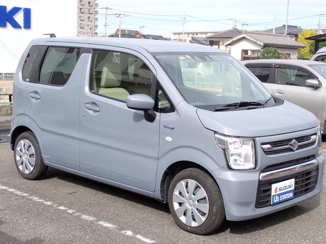 ワゴンR HYBRID FX-S 3型 衝突被害軽減システム 衝突安全ボディ クリアランスソナー レーンアシスト 盗難防止システム キーレスエントリー スマートキー アイドリングストップ ベンチシート フルフラット シートヒーター(6枚目)