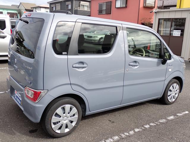 ワゴンR HYBRID FX-S 3型 衝突被害軽減システム 衝突安全ボディ クリアランスソナー レーンアシスト 盗難防止システム キーレスエントリー スマートキー アイドリングストップ ベンチシート フルフラット シートヒーター(8枚目)