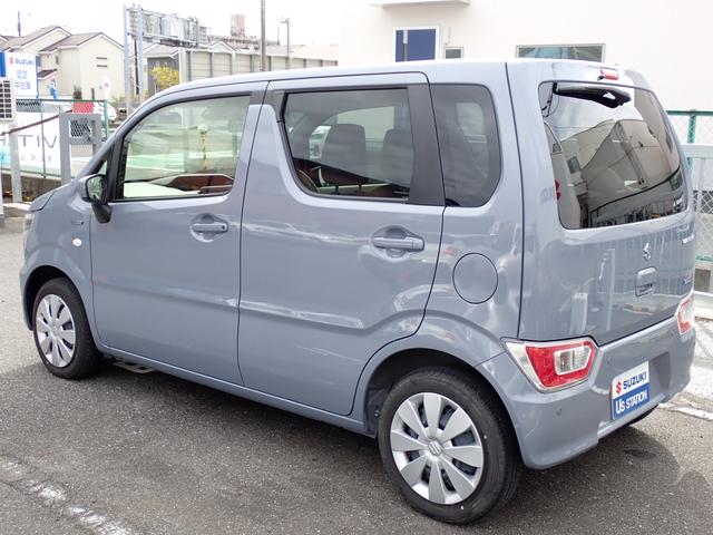 ワゴンR HYBRID FX-S 3型 衝突被害軽減システム 衝突安全ボディ クリアランスソナー レーンアシスト 盗難防止システム キーレスエントリー スマートキー アイドリングストップ ベンチシート フルフラット シートヒーター(10枚目)