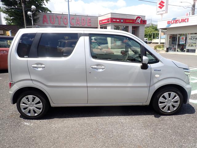 ワゴンR HYBRID FX 2型 衝突被害軽減システム 衝突安全ボディ クリアランスソナー 盗難防止システム キーレスエントリー スマートキー アイドリングストップ ベンチシート フルフラット シートヒーター ETC パワーウィンドウ(7枚目)