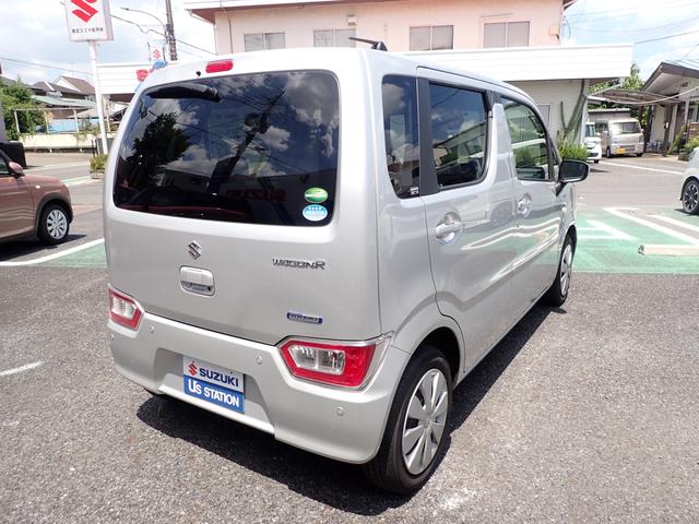 ワゴンR HYBRID FX 2型 衝突被害軽減システム 衝突安全ボディ クリアランスソナー 盗難防止システム キーレスエントリー スマートキー アイドリングストップ ベンチシート フルフラット シートヒーター ETC パワーウィンドウ(8枚目)