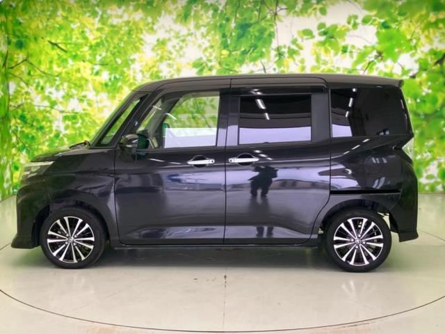 ルーミー カスタムG-T 新品タイヤ/保証書/純正 9インチ SDナビ/衝突安全装置/両側電動スライドドア/パノラミックビューモニター/車線逸脱防止支援システム/パーキングアシスト バックガイド 衝突被害軽減システム 禁煙車(2枚目)