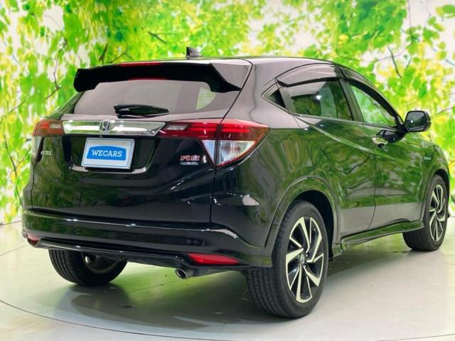 ヴェゼル ハイブリッドＲＳ・ホンダセンシング　保証書／純正　８インチ　ＳＤナビ／ホンダセンシング／シートヒーター　前席／シート　ハーフレザー／パーキングアシスト　バックガイド／ドライブレコーダー　前後／ヘッドランプ　ＬＥＤ　衝突被害軽減システム（3枚目）