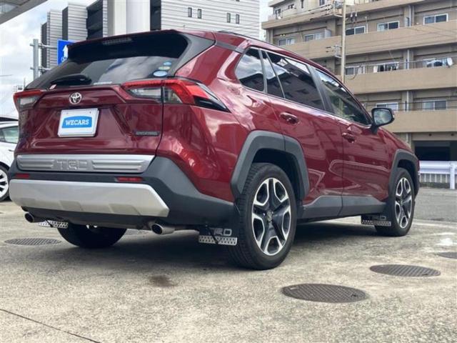 RAV4 4WDアドベンチャー 純正エアロ/保証書/純正 9インチ SDナビ/衝突安全装置/シートヒーター 前席/車線逸脱防止支援システム/シート 合皮/パーキングアシスト バックガイド/ドライブレコーダー 前後 フルエアロ 4WD(3枚目)