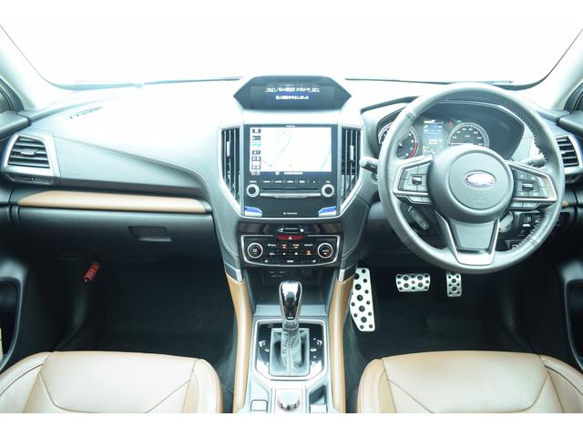 フォレスター アドバンス タイヤ新品交換済 前後ドラレコ ブラウンレザー パナソニックSDナビ フルセグ Bluetoothオーディオ フロントカメラ サイドカメラ バックカメラ ETC2.0 ハイビームアシスト リヤビークルディテクション 障害物センサー ワンオーナー(7枚目)