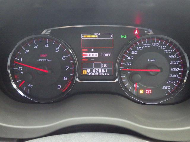 迫力ある２８０ｋｍ／ｈスピード表示。実際には、スピードリミッターが作動します・・・