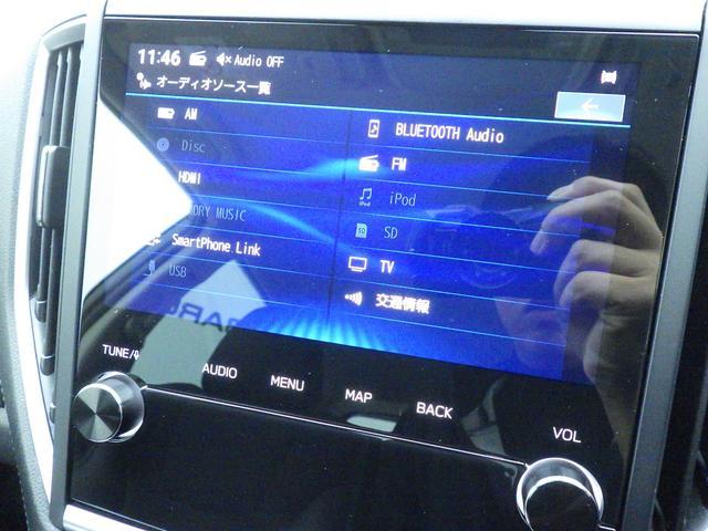 ディーラーオプションビルトインナビゲーション　見た目もすっきりしており、スバル認定Ｕ−ＣＡＲ保証の対象です！ＣＤ／ＤＶＤ／ブルートゥース／ＦＭ／ＡＭ。地図更新ソフト販売中！