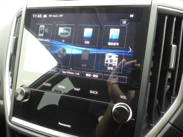 ディーラーオプションビルトインナビゲーション　見た目もすっきりしており、スバル認定Ｕ−ＣＡＲ保証の対象です！ＣＤ／ＤＶＤ／ブルートゥース／ＦＭ／ＡＭ。地図更新ソフト販売中！