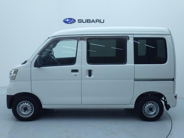 サンバーバン トランスポーター　スマートアシスト　元社用車　タイヤ交換済　スピーカー内臓ＡＭ／ＦＭチューナー　ＥＴＣ　ＬＥＤヘッドライト　両側スライドドア　誤発進抑制制御　誤後進抑制制御　車線逸脱警報機能　先行車発進お知らせ機能　障害物センサー　パワーウィンドウ（3枚目）